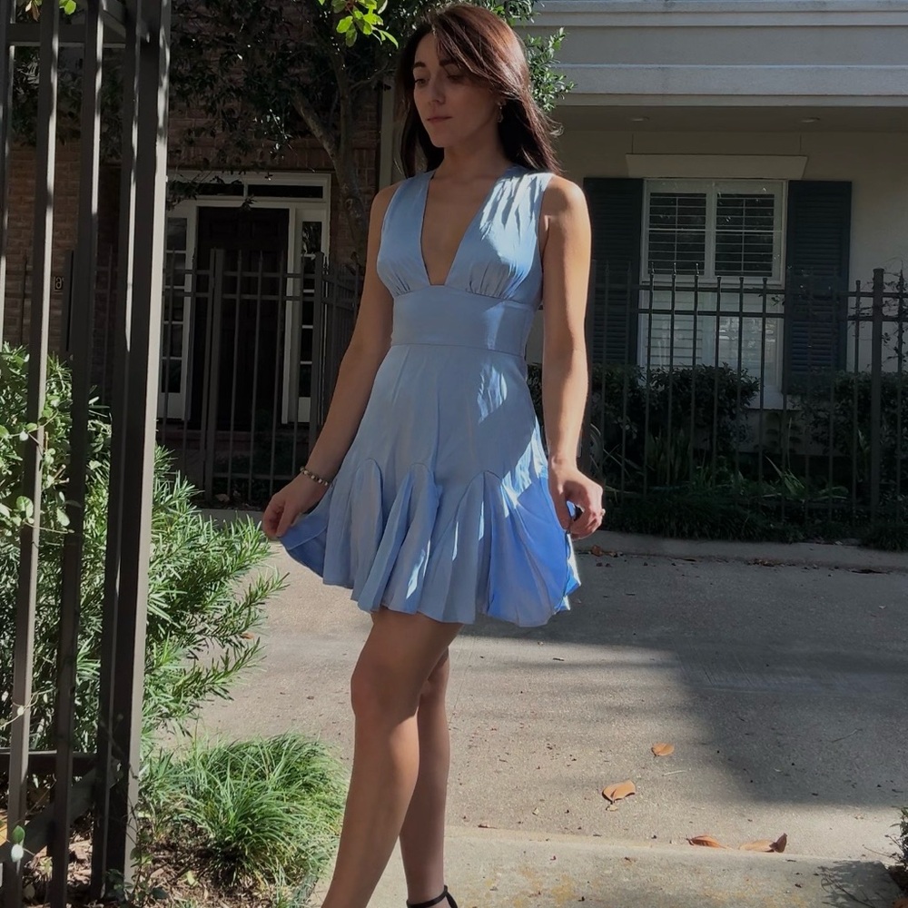 Abercrombie & Fitch Light Blue Mini Dress